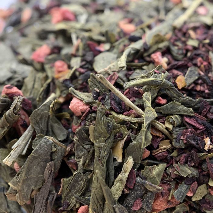 raspberry green tea organic loose leaf
